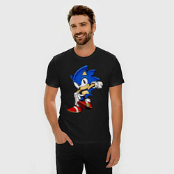 Футболка slim-fit SONIC, цвет: черный — фото 2