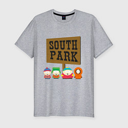 Мужская slim-футболка South Park