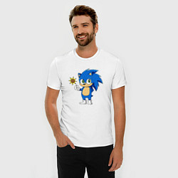 Футболка slim-fit Baby Sonic, цвет: белый — фото 2