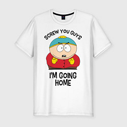 Футболка slim-fit South Park, Эрик Картман, цвет: белый