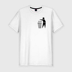 Мужская slim-футболка Trash 2020