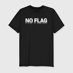 Футболка slim-fit No flag, цвет: черный