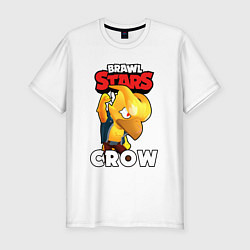 Мужская slim-футболка BRAWL STARS CROW PHOENIX
