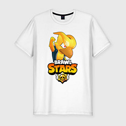 Мужская slim-футболка BRAWL STARS CROW PHOENIX