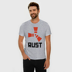 Футболка slim-fit RUST, цвет: меланж — фото 2