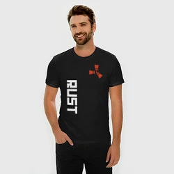 Футболка slim-fit RUST, цвет: черный — фото 2