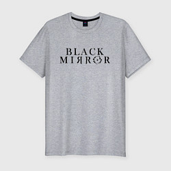 Футболка slim-fit Black Mirror, цвет: меланж