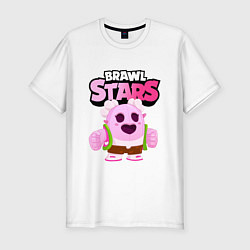 Футболка slim-fit Sakura Spike Brawl Stars, цвет: белый