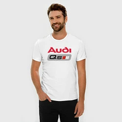 Футболка slim-fit AUDI Q5 LOGO, цвет: белый — фото 2