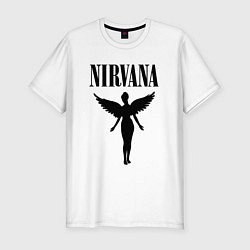 Футболка slim-fit NIRVANA, цвет: белый