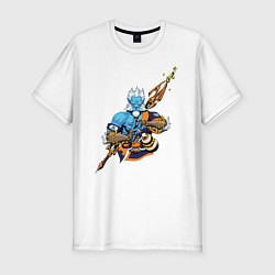 Футболка slim-fit Phantom lancer art, цвет: белый