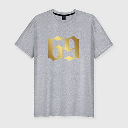 Мужская slim-футболка 6ix9ine Gold