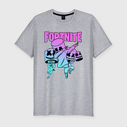 Футболка slim-fit FORTNITE x MARSHMELLO, цвет: меланж