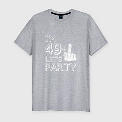 Мужская slim-футболка 50 - Давайте веселиться