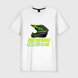 Мужская slim-футболка Motocross Racing Z