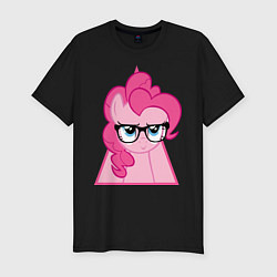 Футболка slim-fit Pinky Pie hipster, цвет: черный