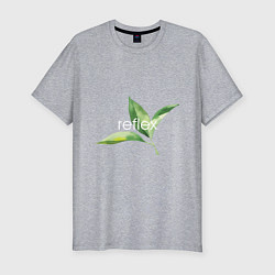 Мужская slim-футболка Reflex листья