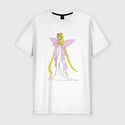 Футболка slim-fit Sailor MoonСеренити, цвет: белый
