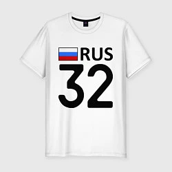 Мужская slim-футболка RUS 32
