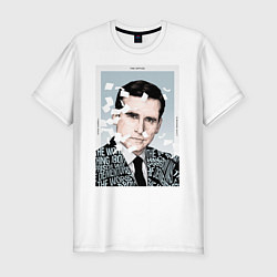 Футболка slim-fit Майкл Гэри Скотт Офис, цвет: белый
