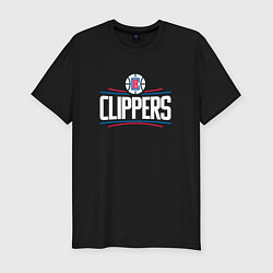 Мужская slim-футболка Los Angeles Clippers