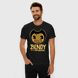 Футболка slim-fit Bendy And The Ink Machine, цвет: черный — фото 2