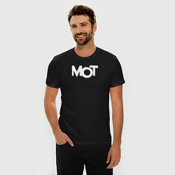 Футболка slim-fit МОТ, цвет: черный — фото 2