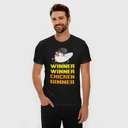 Футболка slim-fit PUBG Winner Chicken Dinner, цвет: черный — фото 2