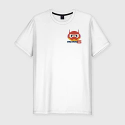 Футболка slim-fit Baymax, цвет: белый