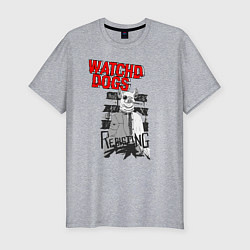 Мужская slim-футболка Watch Dogs: Legion