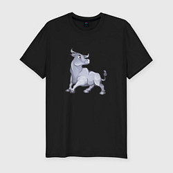 Футболка slim-fit Bull, цвет: черный