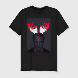 Футболка slim-fit Hannibal, цвет: черный