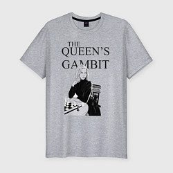 Мужская slim-футболка The queens gambit