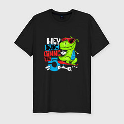 Мужская slim-футболка Dino hipster