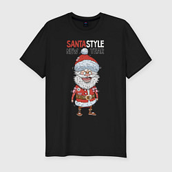 Мужская slim-футболка SantaSTYLE