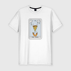 Мужская slim-футболка Таро Пицца