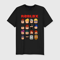 Футболка slim-fit ROBLOX, цвет: черный