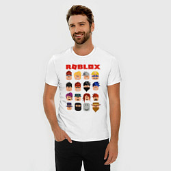 Футболка slim-fit ROBLOX, цвет: белый — фото 2