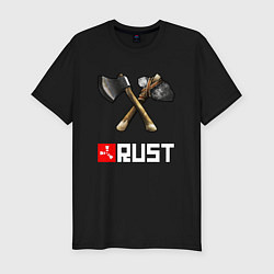 Мужская slim-футболка RUST