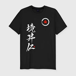 Мужская slim-футболка Ghost of Tsushima