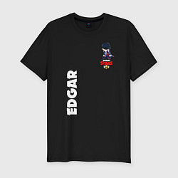 Мужская slim-футболка BRAWL STARS EDGAR