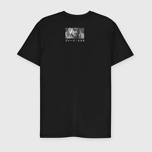 Мужская slim-футболка JoJo / Черный – фото 2