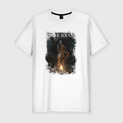 Футболка slim-fit Dark Souls Remastered, цвет: белый