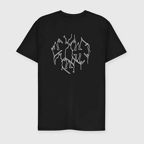Мужская slim-футболка G2 Samurai collection 202122 / Черный – фото 2