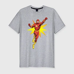 Футболка slim-fit The Flash, цвет: меланж