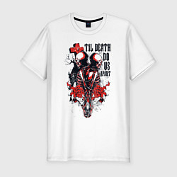 Мужская slim-футболка Skull Death