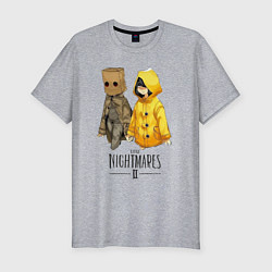 Мужская slim-футболка Little Nightmares 2