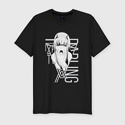 Футболка slim-fit Zero Two, цвет: черный