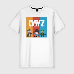 Футболка slim-fit DayZ ДэйЗи, цвет: белый