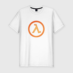 Футболка slim-fit Half-life, цвет: белый